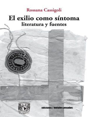cover image of El exilio como síntoma